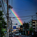 写真: 中山道の虹＠北本