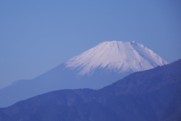 写真: 2021.11.26　駅前　富士山