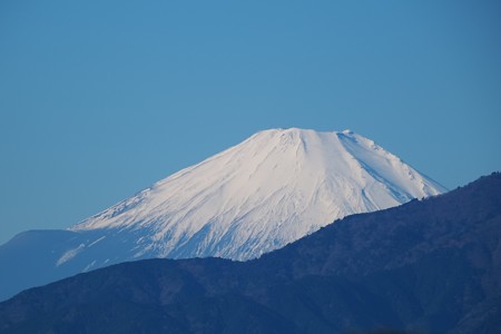 2021.12.02　駅前　富士山