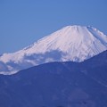 写真: 2022.01.07　駅前　富士山