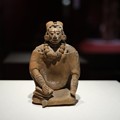 2023.06.29　東京国立博物館　特別展「古代メキシコ −マヤ」　書記とみられる女性の土偶