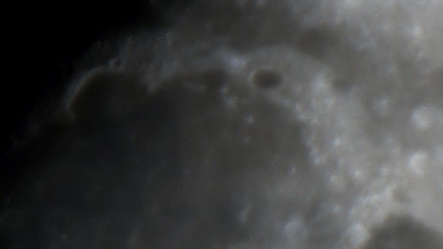 写真: １半月上20211017 Moon_00511011
