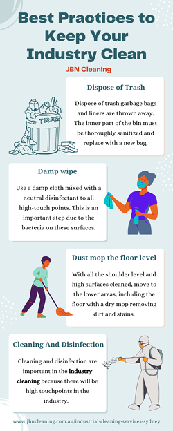 写真: Best Practices To Keep Your Industry Clean - JBN Cleaning