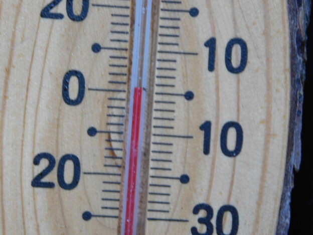 今朝の気温１度DSCN7776