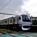 鎌倉駅を出る横須賀線