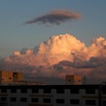 富士雲と傘雲