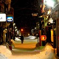 写真: 雪夜の小樽