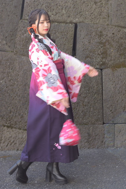 写真: 白石姫織　袴
