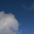 写真: 月と雲