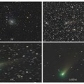 写真: 同一夜の彗星