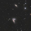 バタフライ銀河NGC4567，4568