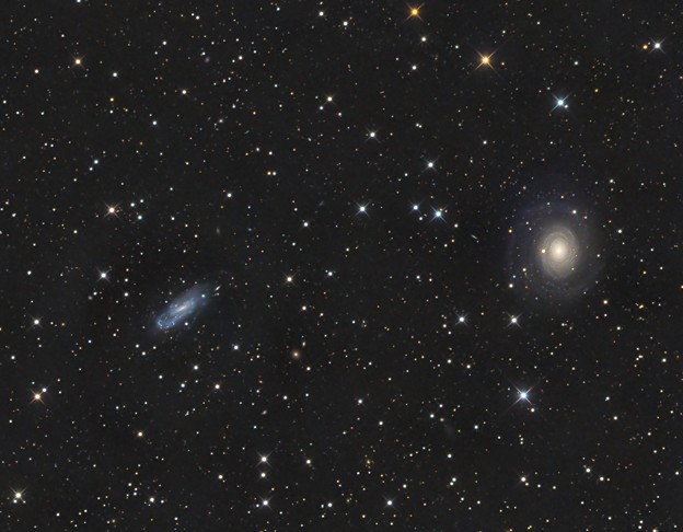 おおぐま座の銀河NGC2985とNGC3027