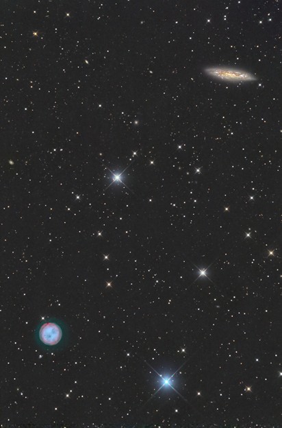 ふくろう星雲M97とM108