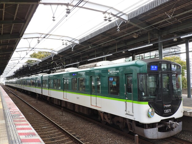 クスノキの京阪萱島駅