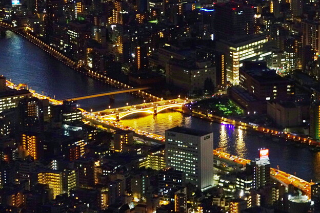夕闇の蔵前橋(2022.12.27)