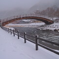 雪の木曽大橋