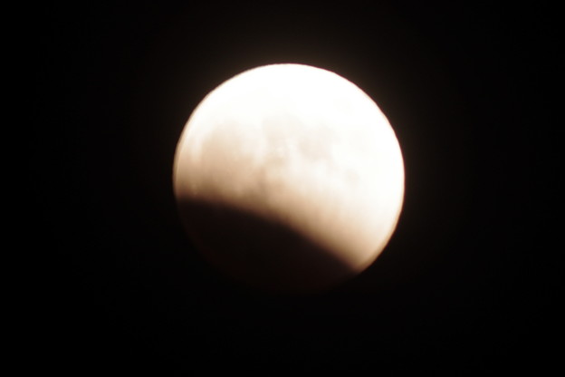 写真: 月食　1