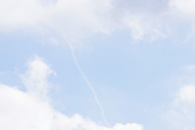 写真: 飛行雲