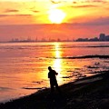 Photos: 海岸清掃人 の朝