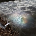 Photos: 彩雲の池鏡