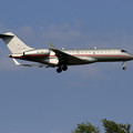 写真: Bombardier Global 6000 9H-VJI approach