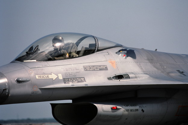 写真: F-16A 81-0691 WP 80TFS CTS 1983.08 (2)