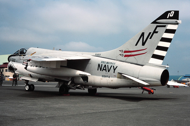 写真: A-7E 160874 NF-310 VA-93 CTS 1982