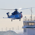 Photos: Agusta AW139 JA04HP だいせつ1号と丘珠Tower