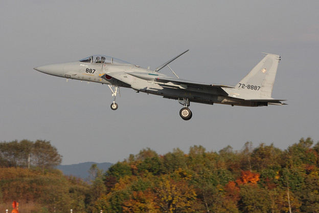 写真: F-15J 8887 201sq CTS 2011.10