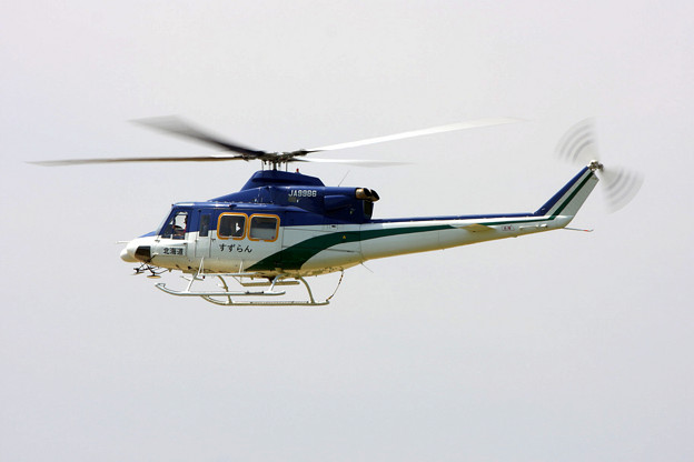 Bell 412 JA9986 すずらん AKF(北海道防災) 2009.07