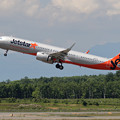 写真: A321neoLR Jetstar JA27LR takeoff