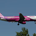 Photos: A320 JA826P Peachのback number JET approach