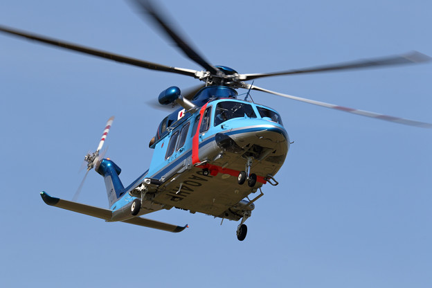 Agusta AW139 JA04HP だいせつ1号 道警 approach