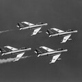 写真: F-86F Blue Impulse Flying 新田原基地 1979.12 (3)