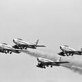 写真: F-86F Blue Impulse 三沢基地 Take off 1980.09 (2)