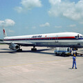 写真: DC-8-61 JA8039 Japan Asia Akita AP 1982年頃(1)