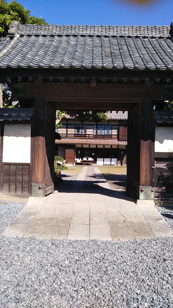 渋沢栄一中の家　家の門