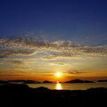 写真: 瀬戸の夕陽