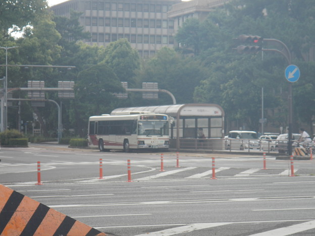 Nagoya BRT [Kikan Bus] center reserved bus lane