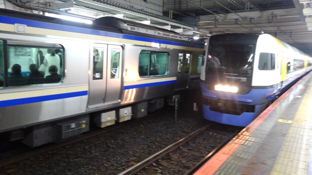 写真: 255 (right) for Chiba region @ Tsudanuma station