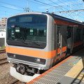 写真: E231 earlier badge Musashino Line