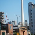 写真: 清掃工場の煙突