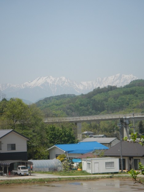 Nagano Expressway and Kita-alps @ Sakakita