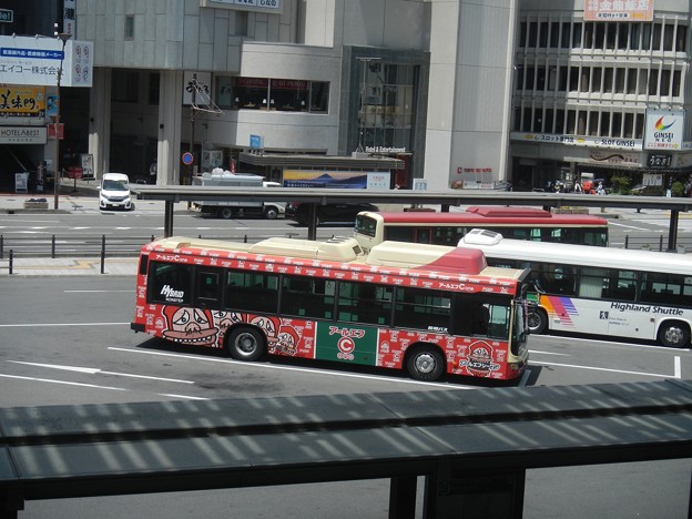 Nagano station Bus rotary