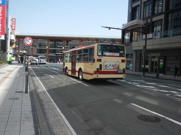 Nagaden Bus (rear) @ Nagano Station