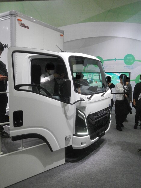 Isuzu ELF EV [electric truck] @ JMS 2023