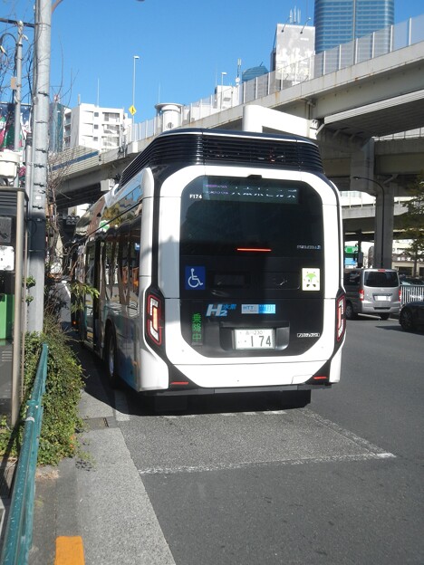 [Fuel cell bus] BT-TMG (Toei) Route RH-01