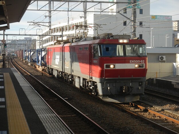 EH500-62 on Joban Line