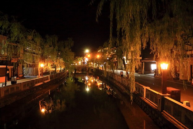 写真: 城崎温泉夜景（２）