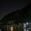 写真: 夜の伊根浦舟屋群（２）
